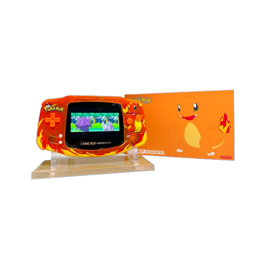 Pokemon Charmander Custom Gameboy Advance Console Mod w/Backlit Screen